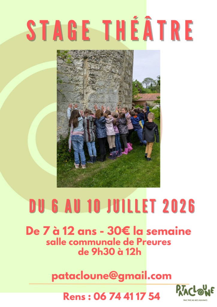 affiche théâtre enfants juillet 2026